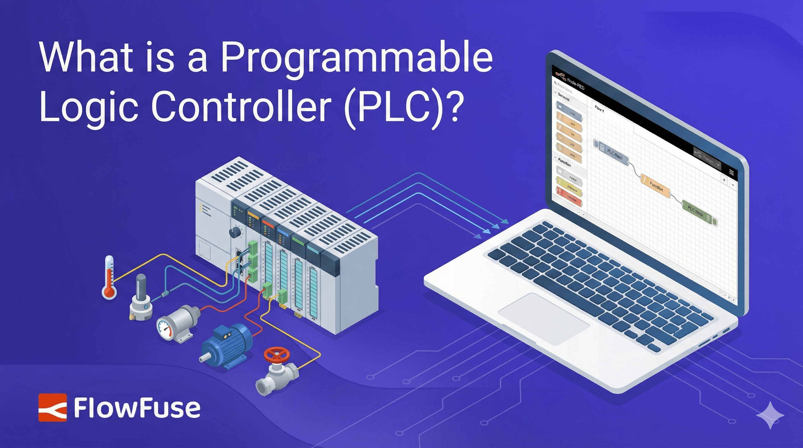 Image representing What Is a PLC (Programmable Logic Controller)? What It Does, How It Works, and Where It's Used